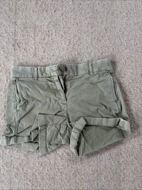 J. Crew Women's Olive Utility Cotton Shorts